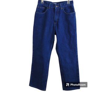 L.L. Bean Original Fit 5 Pocket Style 100% Cotton High Rise Denim Blue Jeans 8P